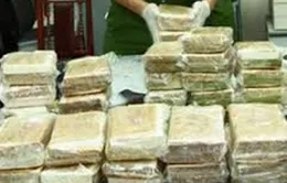 Xét xử 26 bị cáo trong vụ án mua bán gần 1.800 bánh heroin