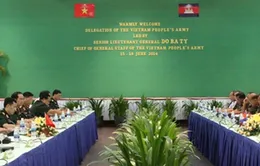 Việt Nam - Campuchia thúc đẩy hợp tác toàn diện về quân sự