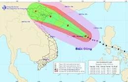 Bão Rammasun mạnh, đang di chuyển nhanh và diễn biến phức tạp