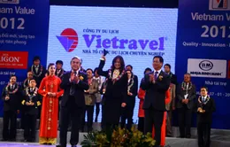 Vietravel nhận giải 'Thương hiệu Quốc gia 2012' 