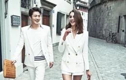 Kwon Sang Woo hẹn hò "gái lạ" ở trời Tây
