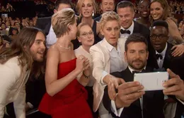 Sao Oscar cùng ăn pizza và chụp ảnh selfie