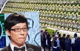MC quốc dân Yoo Jae Suk lặng lẽ đến tưởng niệm nạn nhân chìm phà Sewol