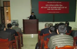 Lễ khai mạc kiểm tra kết quả tập sự hành nghề luật sư khu vực phía Bắc - đợt I năm 2014.