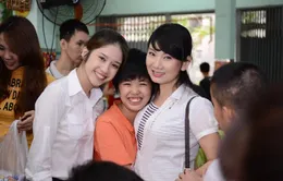 Á hậu Thanh Vy dành nhiều tình yêu cho trẻ em khuyết tật