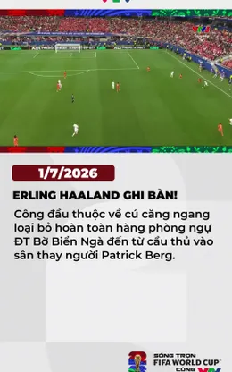 FIFA World Cup 2026™| Erling Haaland mang về tấm vé đi tiếp cho ĐT Na Uy