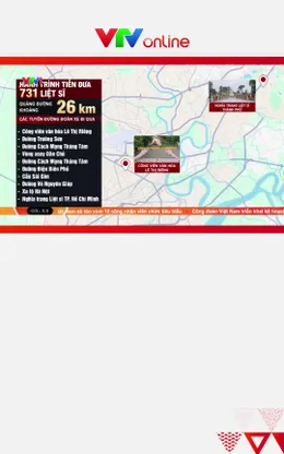 26 km tiễn đưa 731 liệt sĩ về nơi an nghỉ