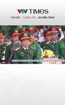 Lễ truy điệu và an táng 6 hài cốt liệt sỹ tại Nghĩa trang Liệt sỹ Quốc gia Vị Xuyên