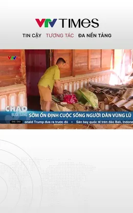   Sớm ổn định cuộc sống người dân vùng lũ