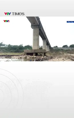 Phú Thọ: Tạm dừng lưu thông qua cầu sông Lô