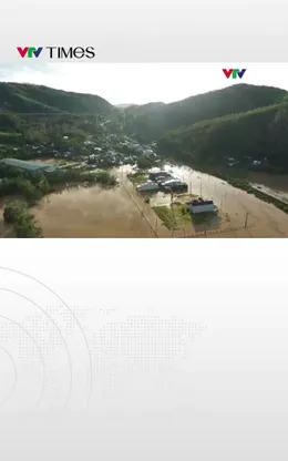 Đắk Lắk: Nước sông Kỳ Lộ dâng cao gây ngập lụt, nhấn chìm nhiều nhà dân