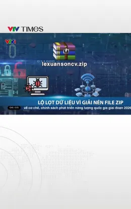 Lộ lọt dữ liệu vì giải nén file zip 