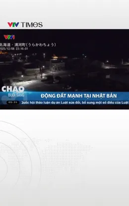 Động đất mạnh tại Nhật Bản 