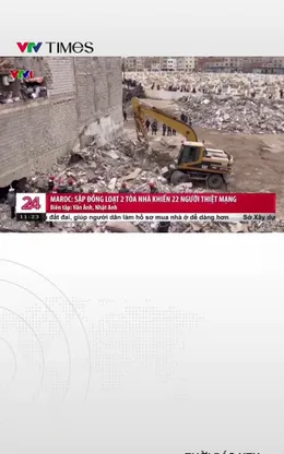 Maroc: Sập đồng loạt 2 tòa nhà khiến 22 người thiệt mạng