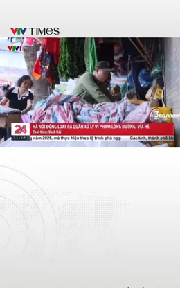 Hà Nội đồng loạt ra quân xử lý vi phạm lòng đường, vỉa hè 