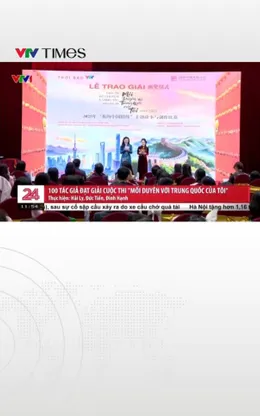  100 tác giả đạt giải cuộc thi “Mối duyên với Trung Quốc của tôi”