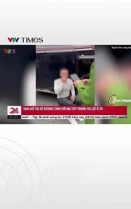 Tạm giữ tài xế dương tính với ma túy trong vụ lật ô tô