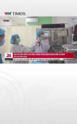 Nội soi gắp răng giả trong phổi bệnh nhân hơn 20 năm 