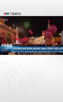 Không khí đón Giáng Sinh trên thế giới
