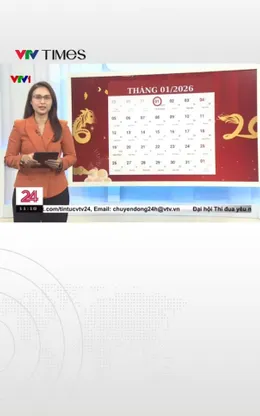 Công chức, viên chức nghỉ Tết Dương lịch 2026 liên tục 4 ngày