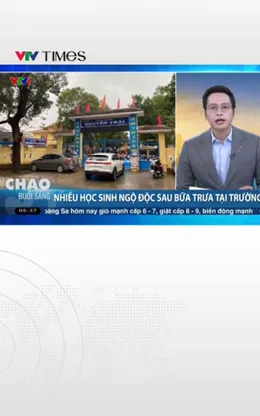 Nhiều học sinh ngộ độc sau bữa trưa tại trường 
