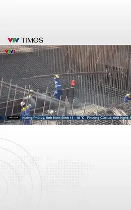 Những người công nhân trên công trường trọng điểm 