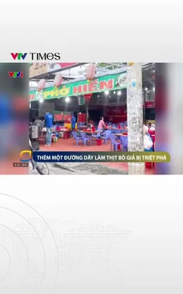 TP. Hồ Chí Minh: Triệt phá đường dây làm thịt bò giả, thu lợi hơn 4 tỷ đồng 