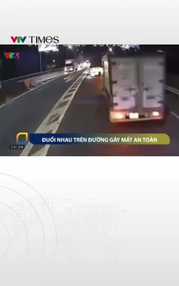 Đuổi nhau trên đường gây mất an toàn 