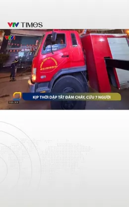 Hà Nội: Kịp thời chữa cháy, cứu 7 người thoát nạn