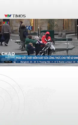 Pháp siết chặt kiểm soát sữa công thức cho trẻ sơ sinh 