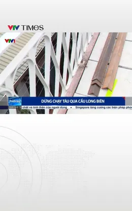 Phát hiện hư hỏng nghiêm trọng tại nhịp 18 cầu Long Biên, tạm dừng chạy tàu qua cầu