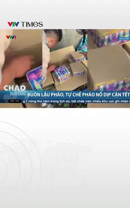 Buôn lậu pháo, tự chế pháo nổ dịp cận Tết