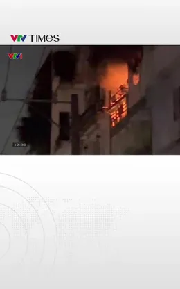 Cháy nhà 3 tầng ở TP. Hồ Chí Minh vào đêm Giao thừa