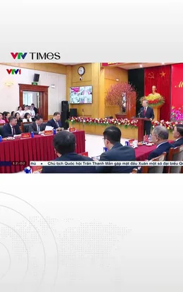 Tổng Bí thư chúc Tết cán bộ, công chức, viên chức Văn phòng Trung ương Đảng