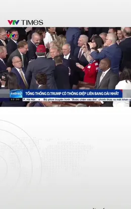 Tổng thống Donald Trump có thông điệp liên bang dài nhất