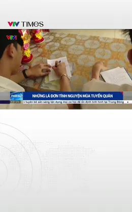 Những lá đơn tình nguyện mùa tuyển quân