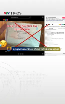Bị xử phạt vì quảng cáo cấp đổi GPLX sai sự thật trên TikTok