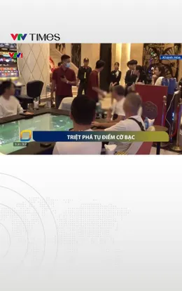 Triệt phá tụ điểm cờ bạc tại tầng hầm khách sạn