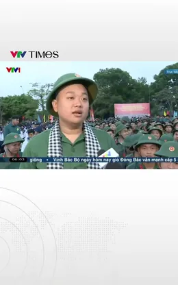 Thanh niên cả nước lên đường nhập ngũ