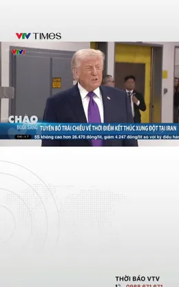 Tổng thống Mỹ Donald Trump: Chiến sự với Iran tiến gần tới hồi kết 