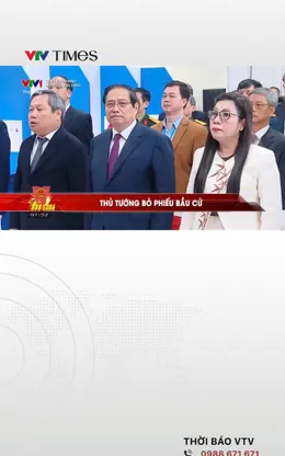 Thủ tướng Phạm Minh Chính bỏ phiếu bầu cử tại phường Tây Hồ, Hà Nội