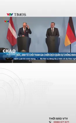 Đức, Anh từ chối tham gia chiến dịch quân sự chống Iran