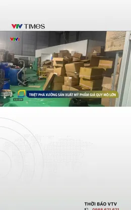 Triệt phá “công xưởng” làm kem trộn kích trắng gắn mác nước ngoài quy mô lớn