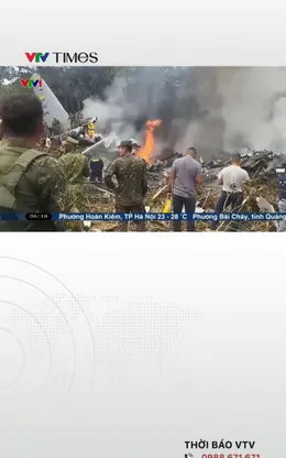 Rơi máy bay quân sự tại Colombia 