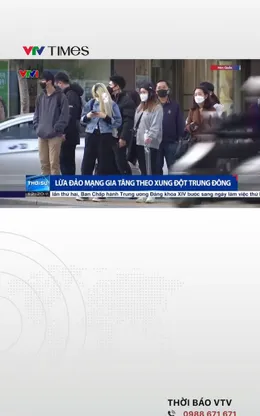 Lừa đảo mạng gia tăng theo xung đột Trung Đông