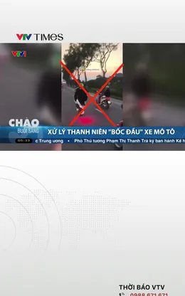 Xử lý người nước ngoài “bốc đầu” xe máy trên đường phố Đà Nẵng