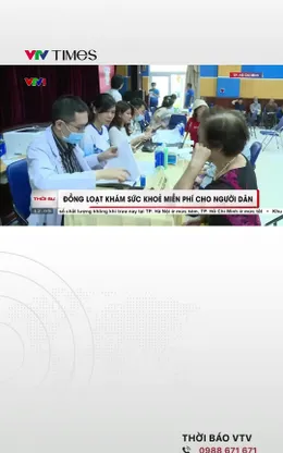 Đồng loạt khám sức khỏe miễn phí cho người dân