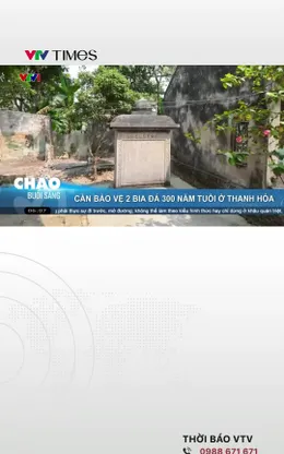 Cần bảo vệ 2 bia đá 300 năm tuổi tại Thanh Hóa 