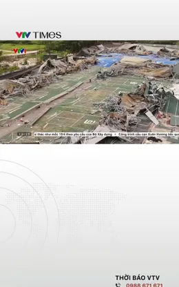 Hà Nội phá dỡ tổ hợp sân pickleball xây dựng trái phép