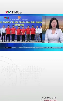 Việt Nam giành 6 huy chương tại Olympic Tin học Châu Á - Thái Bình Dương năm 2026